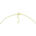thumbnail image 5 of Gold Plated 15-inch Adjustable Mint Green Enamel Bead Chain Necklace for Women, 5 of 6