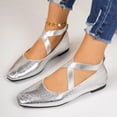 thumbnail image 2 of Xucatan Women's Cutout Mary Jane Flats, Button Strap Slip On Loafers, Soft Breathable Comfortable Shoes for Spring Summer Daily Gift, 2 of 9