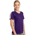 thumbnail image 5 of Sport-Tek Tee-Shirt Colorblock Posicharge Competitor. Lst351 TG Vert Forêt/blanc, 5 of 5