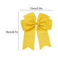 thumbnail image 3 of ‌6 Inch Satin Hair Bows for Girls & Women - Double Layer Ribbon Bow Clip with Alligator Metal Clip for Toddlers, Teens, Kids Hair Accessories‌, 3 of 7