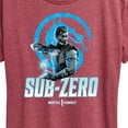thumbnail image 3 of Mortal Kombat - Sub Zero Mk1 - Women's Short Sleeve Graphic T-Shirt, 3 of 5