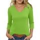thumbnail image 3 of Sudadera de lactancia,Blusa de verano para mujer con cuello en V y manga corta, poliéster, informal y cómoda, ideal para el hogar, sopatenor, 3 of 9
