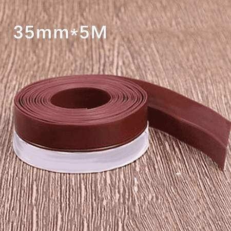 

GLFSIL 35mm*5M Under Door Draft Stopper Sweep Weather Stripping Door Bottom Seal Strip