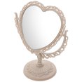 thumbnail image 1 of MLINS Vintage Desktop Makeup Mirror Creative Heart Shaped Mirror Rotatable Mirror, 1 of 7