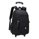thumbnail image 5 of Mochila con ruedas, maleta con ruedas, portátil, multifuncional, extraíble, para ordenador, mochila con ruedas para portátil, para acampar , Verde 2 ruedas pequeñas, 5 of 8