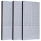 thumbnail image 1 of Tarjetero para Reloj OrgaCard 3Pzas 21x41.5x3.2cm 24 Bolsillos Media Carta Pared PVC Gris., 1 of 2
