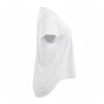 thumbnail image 4 of Playera George para Mujer,Escote Redondo, Manga Corta, Hi Low Blanco Talla G, 4 of 4