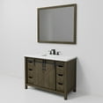 thumbnail image 6 of Lexora Home Marsyas 48" Quartz Top Single Vanity in Rustic Brown, 6 of 9