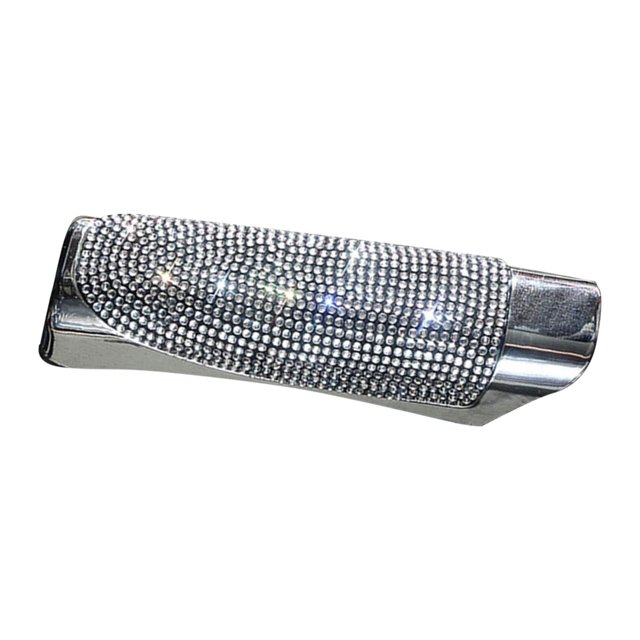 Crystal Car Handbrake Cover Universal Luxury para mujeres Truck SUV Car Styling Blanco kusrkot Cubierta de freno de mano