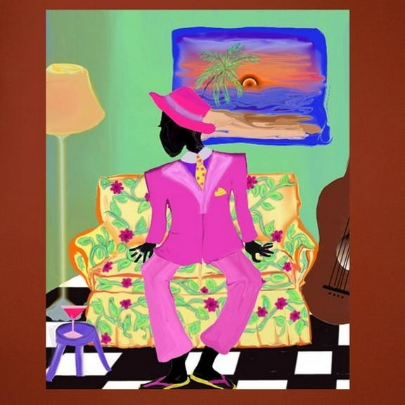 Wallhogs Pick Bajan Jazzman Wall Mural