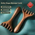 thumbnail image 4 of 1 Pack Wooden Scalp Massage Comb, Sandalwood Scalp Massager Comb Wood, Massage Wooden Gua Sha Comb for Women Men Hair Growth, 4 of 7