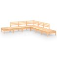thumbnail image 2 of vidaXL 7 Piece Garden Lounge Set Solid Pinewood, 2 of 8