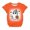 G10-Orange, variant on Glisme Toddler Girl T Shirts 4-5 Years O Neck Tee Cartoon Prints Short Sleeve Tops Relax Fit Daily Wear Orange