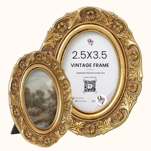 97 Decor Small Vintage Picture Frames 2.5x3.5