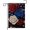Blue White Roses, variant on Patriotic Sasquatch Garden Flag 12x18 Inch Double Sided Sasquatch American Flag Yard Decoration for 4th of July Memorial Day Veterans Day Outdoor Lawn Porch Decor