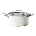 thumbnail image 1 of 316 SCOLPOT de ACERO ACERADO 316, exterior de cerámica, olla de sopa de cocción fácil de limpiar con tapa para estofar de estofado Sola capa, 1 of 7