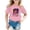 0-Pink674, variant on Tiijoy Toddler Girls Graphic Tee Cartoon Figure Print Short Sleeve T-Shirt, Sizes 3-14