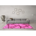 thumbnail image 3 of Ahgly Company Indoor Square Abstract Purple Modern Area Rugs, 7' Square, 3 of 4