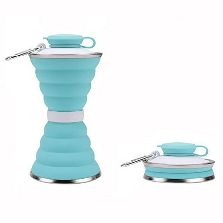 

Silicone Folding Mug Travel Sports Water Bottle Outdoor Folding Cup Children s Telescopic Cup Compression Water Bottle