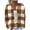 A01-Brown&button up sweaters for women, variant on QATAINLAV Purple Sweaters for Women Long Sleeve Button Down Knit Cardigans Christmas Plaid Open Front Jackets Going Out Tops, L