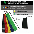 thumbnail image 4 of Kit Ligas De Resistencia  Bloosom Banda De Resistencia Ejercicio Yoga 5 Niveles Multicolor, 4 of 4