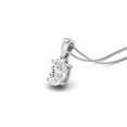 thumbnail image 3 of 1 Carat Moissanite Diamond E Color VS1 Clarity Brilliant Cut 925 Sterling Silver Solitaire Women Valentines Day Gifts Necklace, 3 of 8