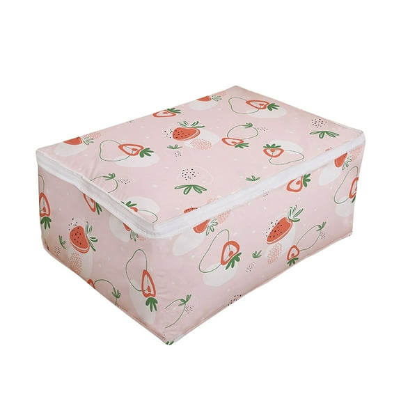 Large Quilt Storage Bags for Blankets, Clothes & Bedding, Heavy Duty PEVA Fabric, Foldable Waterproof Organizer with Zipper for Home, Travel, and Moving, Space Saving Storage Container