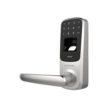 Ultraloq - Smart Lock Bluetooth Replacement Handle with Electronic and Biometric Access - Satin nickel