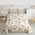thumbnail image 2 of jejeloiu Pink Bow Tie Twin Comforter Sets,Chic Dessert Cake Bedding Set For Girls Teens Reversible 2-Piece, 2 of 8
