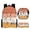 F16-Orange, variant on FYDUU Ice Cream School Backpack for Girls School Bag 3 Piece School Backpack Set for Kids Fashion Everyday Back to School Daypack