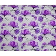 thumbnail image 4 of oneOone Polyester Lycra Purple Fabric Florals Sewing Material Print Fabric By The Yard 56 Inch Wide, 4 of 4