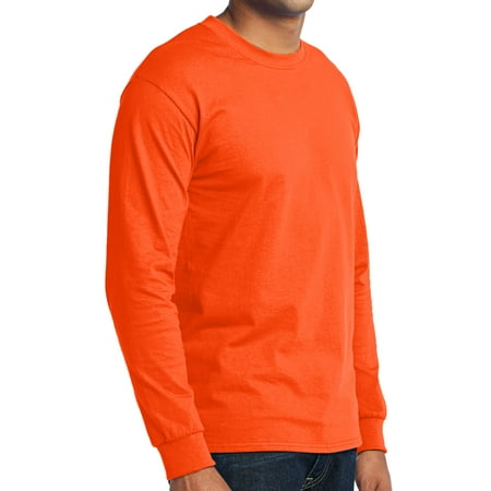Men's High Visibility Long Sleeve T-shirt - Neon Green, 3XL | Walmart ...