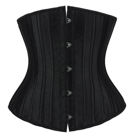 

SAYFUT Women s 24 Spiral Steel Boned Heavy Duty Firm Control Waist Trainer Underbust Corset