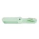 thumbnail image 5 of Mini ventilador de mano portátil de 3 velocidades, recargable, silencioso, USB, pequeño ventilador de bolsillo para viajes, exteriores e interiores, 5 of 10