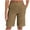 Brun, variante sur asjyhkr Shorts pour Femmes pour la Maison Taille Élastique Doux Confortables Shorts en Coton Extensible avec Poches Taille Élastique Shorts d'Été