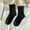 Black, variant on GZWYHT Socks for Women Ankle Socks Women Thin Cotton Socks Soft Cotton Bootie Socks Women Above Ankle Crew Socks Cute Socks Slouch Socks Beige A