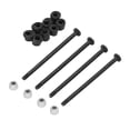 thumbnail image 1 of RC Screw Kit, Rustproof RC Hardware Metal Screw Kit Replacement Exquisite Workmanship  For 144010 For RC Cars For 124017 For 124016, 1 of 8
