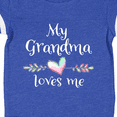 thumbnail image 4 of Inktastic My Grandma Loves Me Heart Grandchild Boys or Girls Baby Bodysuit, 4 of 5