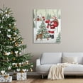 thumbnail image 3 of Stupell Industries Santa & Snowy Cabin Holiday Painting Gallery Wrapped Canvas Art Print Wall Art, 36 x 48, 3 of 8
