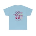 thumbnail image 2 of Love Is In The Air Valentine's Day Casual Fashion Unisex Heavy Cotton Tee, 2 of 9