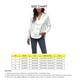 thumbnail image 5 of Top Informal Para Mujer, Blusa De Manga Larga De Seda Satinada Con Botones, Moda Suave Para El Hogar, La Oficina Y Las Citas ANGGREK Blanco XXL, 5 of 5