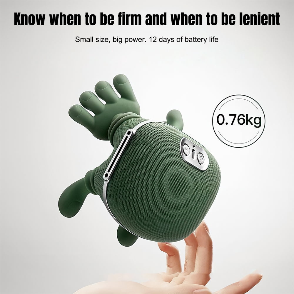 Shoulder and Neck Massager, Welan Neck Massager with Fingers, 4D Kneading Massage(Green)