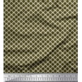 thumbnail image 1 of Soimoi Japan Crepe Satin Fabric Geometric Shirting Printed Fabric 1 Yard 42 Inch Wide, 1 of 1
