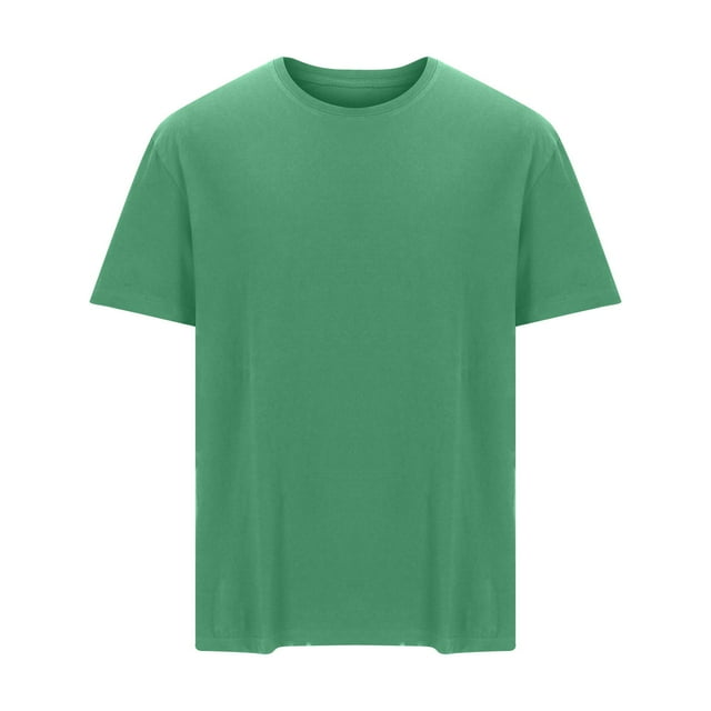 Gspmoly Chemises pour Hommes, T-Shirt d'Été Décontracté Ample à Manches Courtes et Col Rond pour Hommes, Hauts pour Sortir jusqu'à 70 % de Rabais