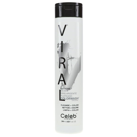 Celeb Luxury Viral Shampooing Soin Couleur Argent 8,25 oz
