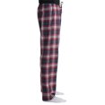 thumbnail image 2 of #followme Cotton Flannel Pajama Pants for Men (Navy Red Plaid 100% Cotton Flannel, Large), 2 of 3