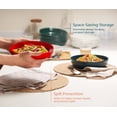 thumbnail image 2 of Kook Porcelain Pasta Bowl 40 Oz, Set of 4, Navy Blue, 2 of 4