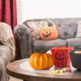 thumbnail image 7 of 7.5 Inch Fake Pumpkin Resin Decoration – Realistic Artificial Halloween Pumpkin for Indoor/Outdoor Fall, Thanksgiving, and Harvest Décor – Lightweight & Unbreakable Craft Pumpkin, 7 of 7