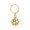 Gold, variant on Football Cremation Jewelry for Ashes Urn Keychain Lockets for Human/Pet Ashes Holder Keyring