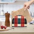 thumbnail image 2 of Yayeee Napkin Holder for Table Kitchen Paper Tissue Organization, Vibrant Red Tartan Pattern, 2 of 8